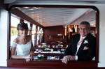 Novomanželská foto | Svatba na lodi